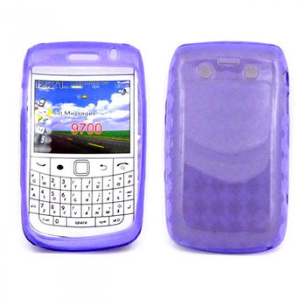 Wholesale BlackBerry 9700 9780 TPU Gel Case (Purple)